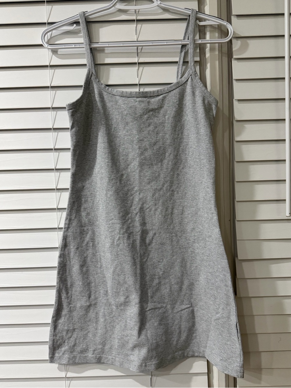 Forever 21 Light Gray Double-Strap Mini Dress 🩶 Size Medium 🩶